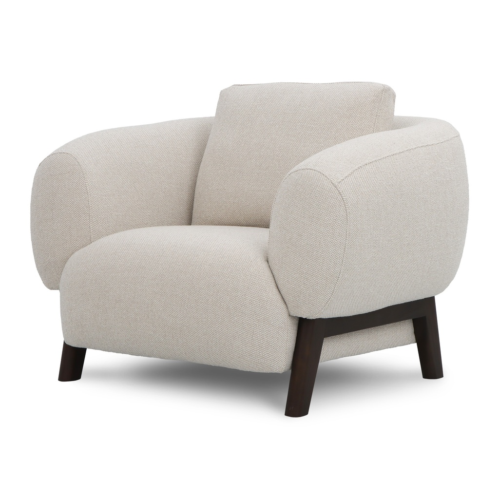 [330030000412] Sillón Brecken (Fresno Adobe, Punto Beige)