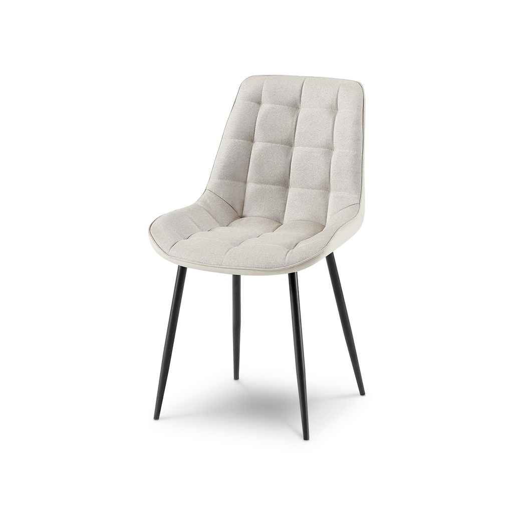[550010000002] Silla Lenox (Cream / Spot, Negro Mate)