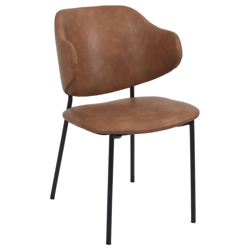 [550020000003] Silla Nova (PU Sierra Terra, Negro Mate)