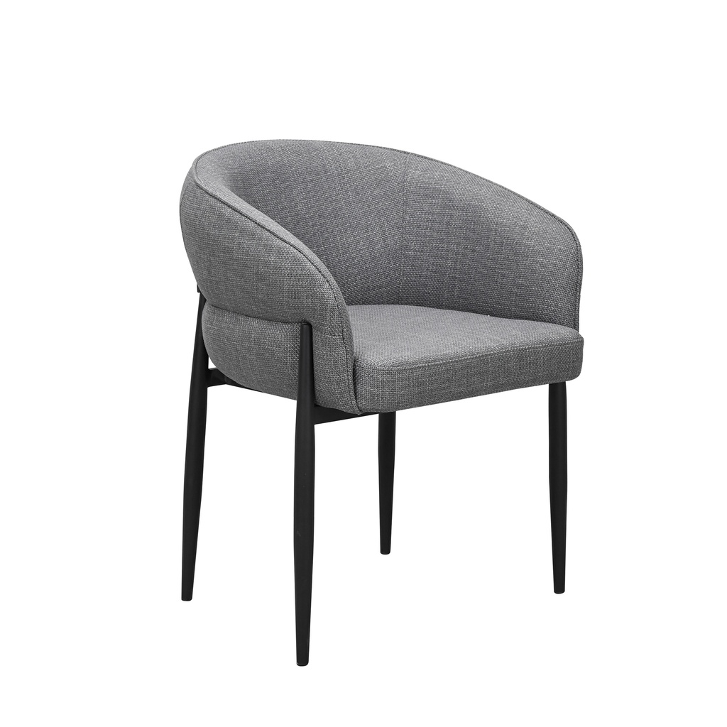 [550020000005] Silla Milo (Echo Gravel, Negro Mate)